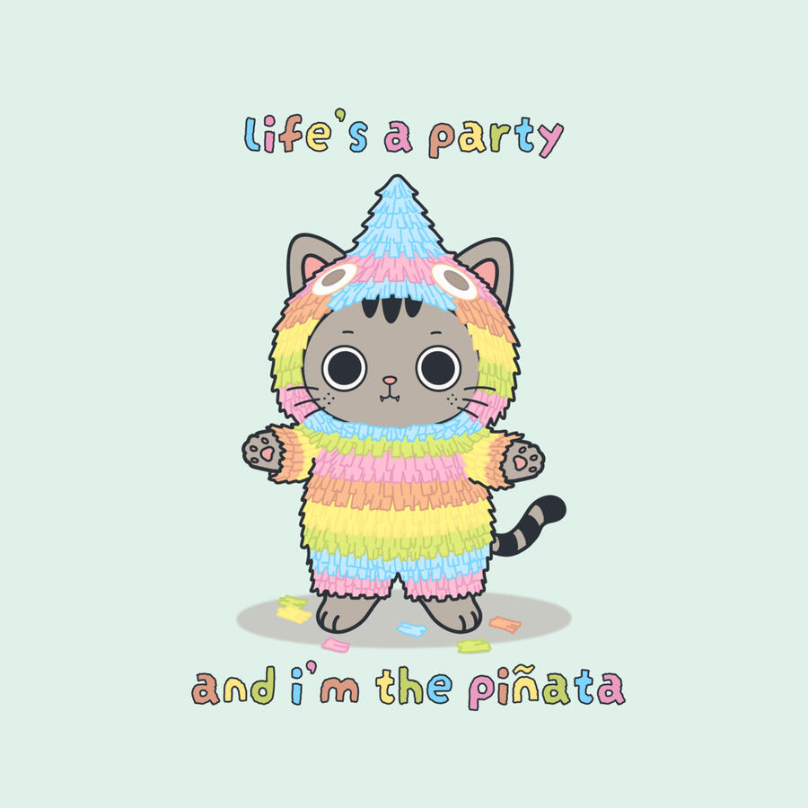 LIFE'S A PARTY A visual record of life beating Dizzy for character development.
